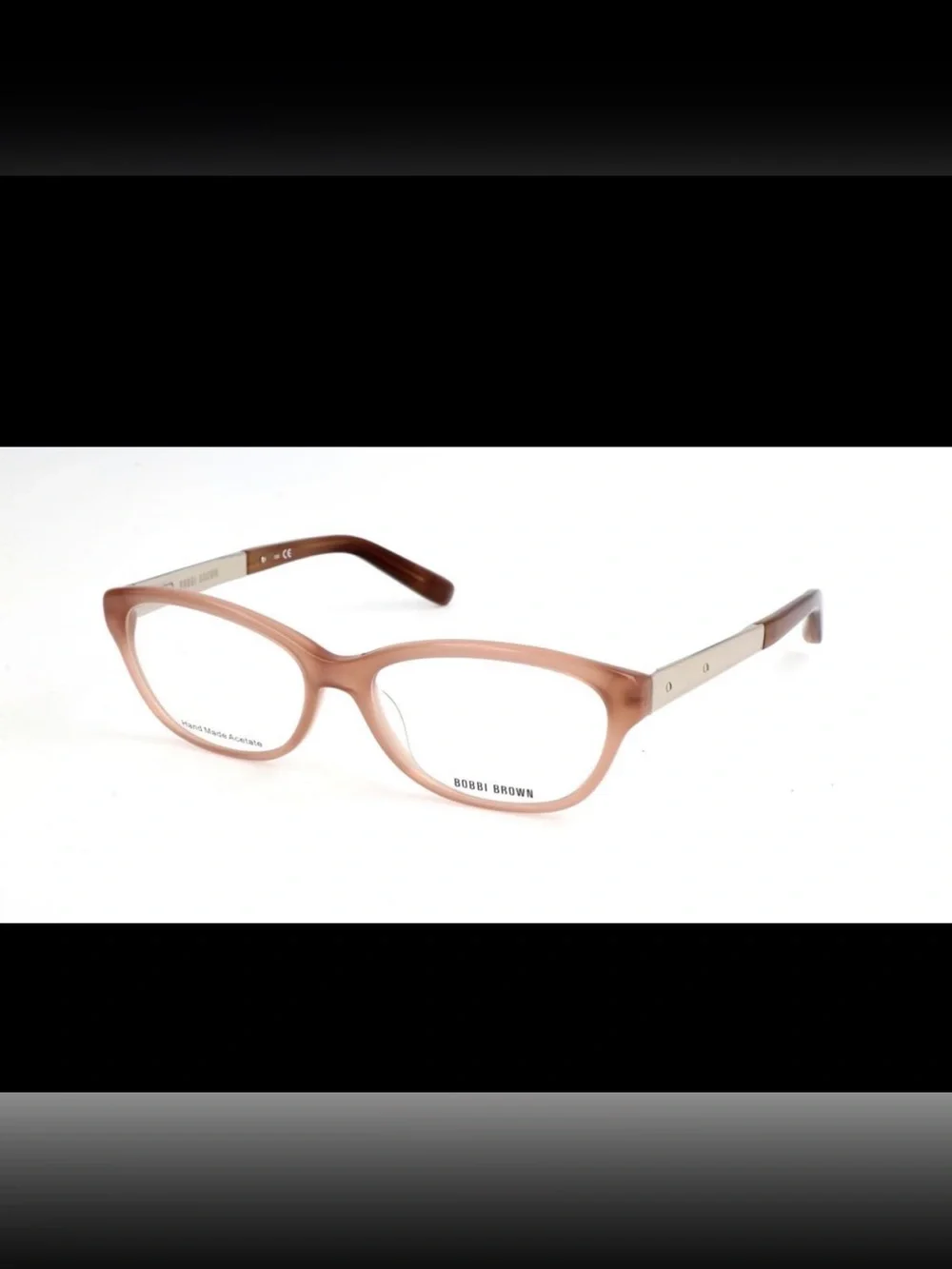 Bobbi Brown eyeglass frame Blush Pink Transparent